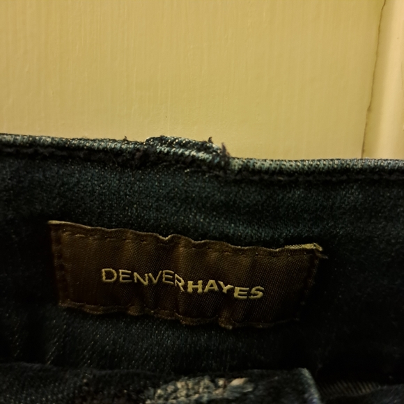 Denver Hayes Blue Flared Ankle Jeans - Picture 8 of 15